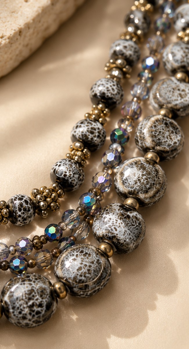 The Midnight Nebula Tiered Collar